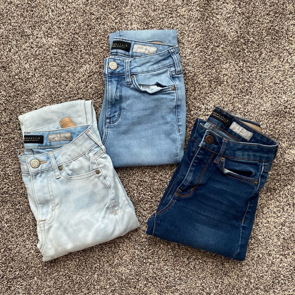 3 Pairs of Aeropostale Jeggings